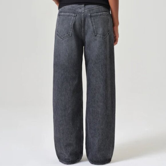 AGOLDE Jeans Low Slung Baggy in Ditch (Black) Size 28 NWT - Picture 6 of 11